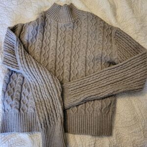 Tan Cable Knit Sweater